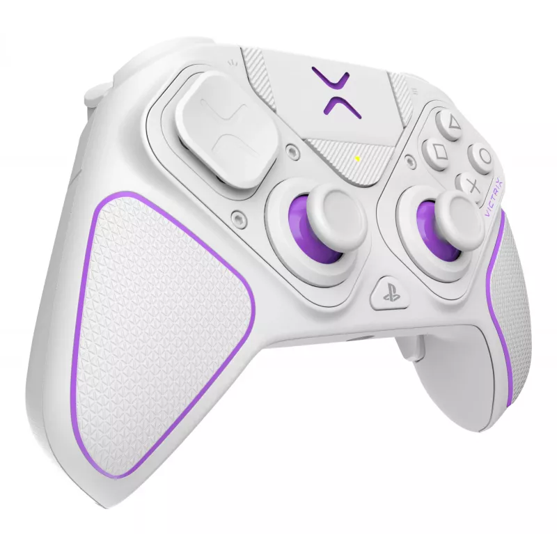 Gamepad VICTRIX 052-002-WH bedraad & draadloos RF/USB, USB-C, 2000mAh, pc/PS4/PS5, paars/wit