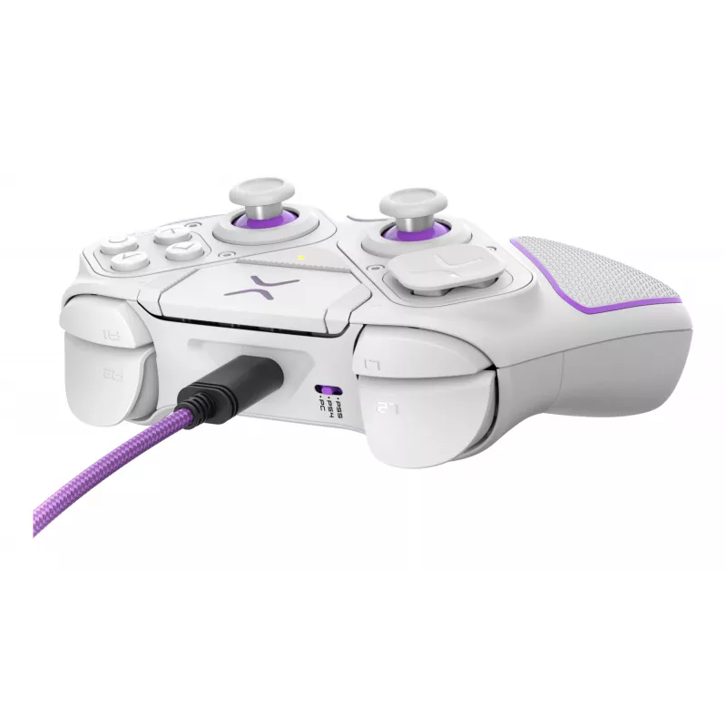 Gamepad VICTRIX 052-002-WH bedraad & draadloos RF/USB, USB-C, 2000mAh, pc/PS4/PS5, paars/wit