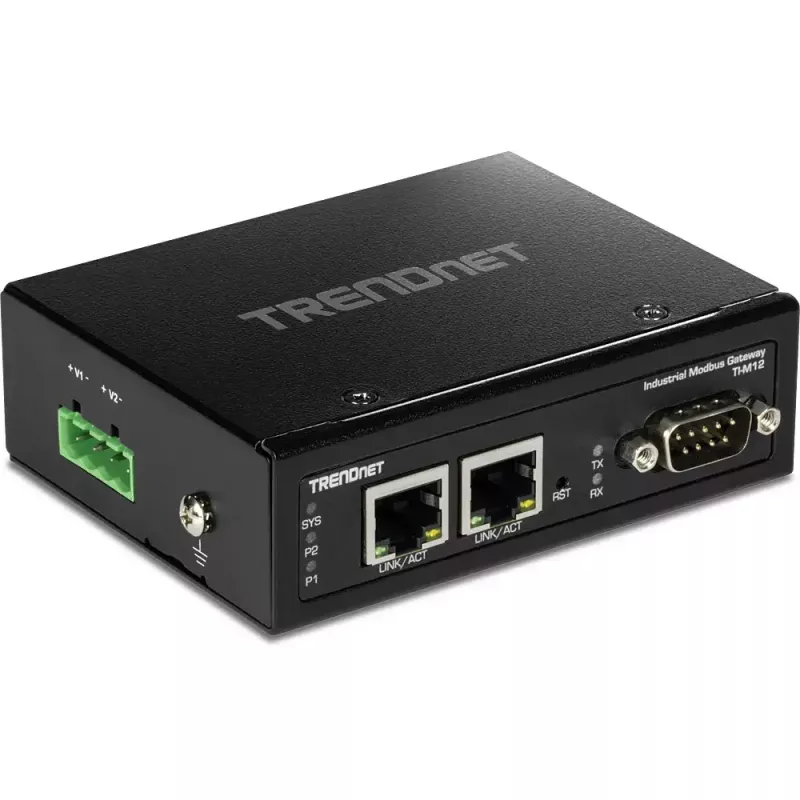 Gateway controller Trendnet TI-M12 10 100 Mbit/s metaal DIN-rail