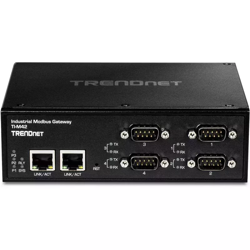 Gateway/controller Trendnet TI-M42 10/100 Mbit/s zwart IP30