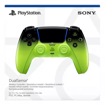 Gamepad Sony DualSense voor PlayStation 5 — Bluetooth/USB, zwart/groen, analoog/digitaal, USB-C