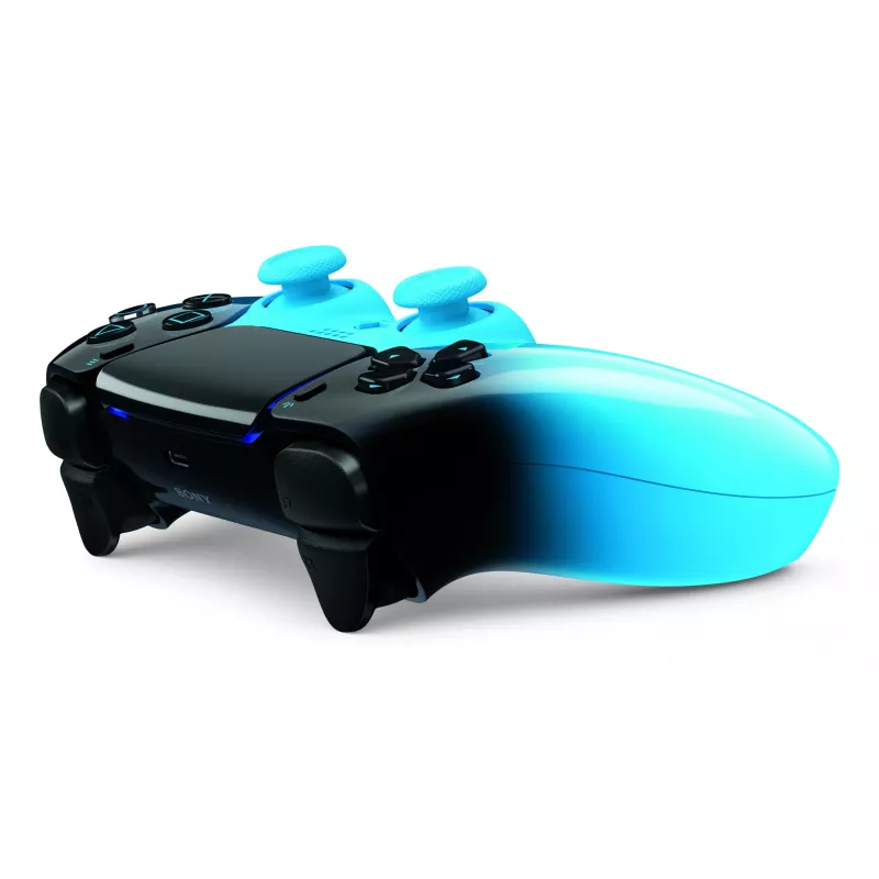 Gamepad Sony DualSense voor PlayStation 5, Bluetooth/USB, zwart/blauw, USB-C, op batterij
