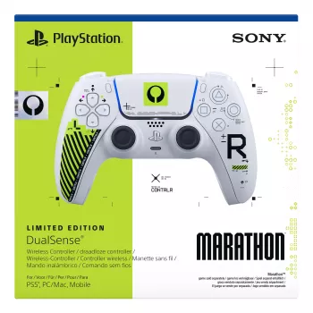 Gamepad Sony DualSense voor PlayStation 5 — Bluetooth/USB, wit & groen, analoog/digitaal, USB-C