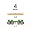 Ravensburger BRIO houten lorrewagen modelspooraccessoire, 4-delig, meerkleurig