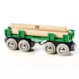Ravensburger BRIO houten lorrewagen modelspooraccessoire, 4-delig, meerkleurig