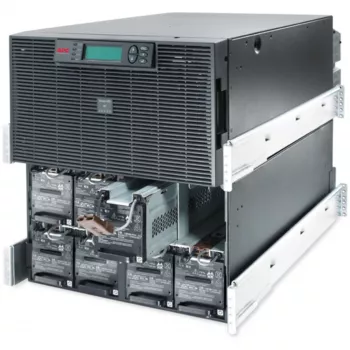 APC Smart-UPS RT 20kVA, 230/400V, LCD, rackmontage, 12U, 2x IEC-jumper & 8x IEC 60320 C19-uitgangen