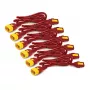 APC stroomkabelset (6 stuks), vergrendeling, C13 naar C14, 1,2 m, rood, 1,22 m, C13-koppeling, C14-koppeling