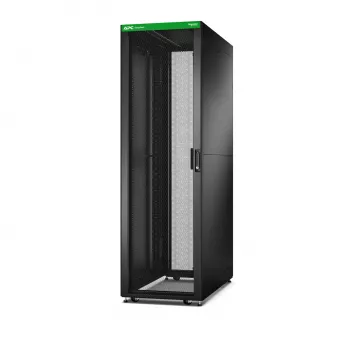 APC Easy Rack, 42U, zwart, met dak, wielen, voeten, 4 beugels en zijwanden, zonder bodem, 1991H x 600W x 800T mm