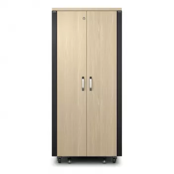 APC NetShelter Soundproof, 32U, serverrack behuizing, 230V, ahorn