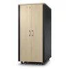 APC NetShelter Soundproof, 32U, serverrack behuizing, 230V, ahorn