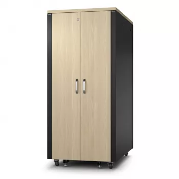 APC NetShelter Soundproof, 32U, serverrack behuizing, 230V, ahorn