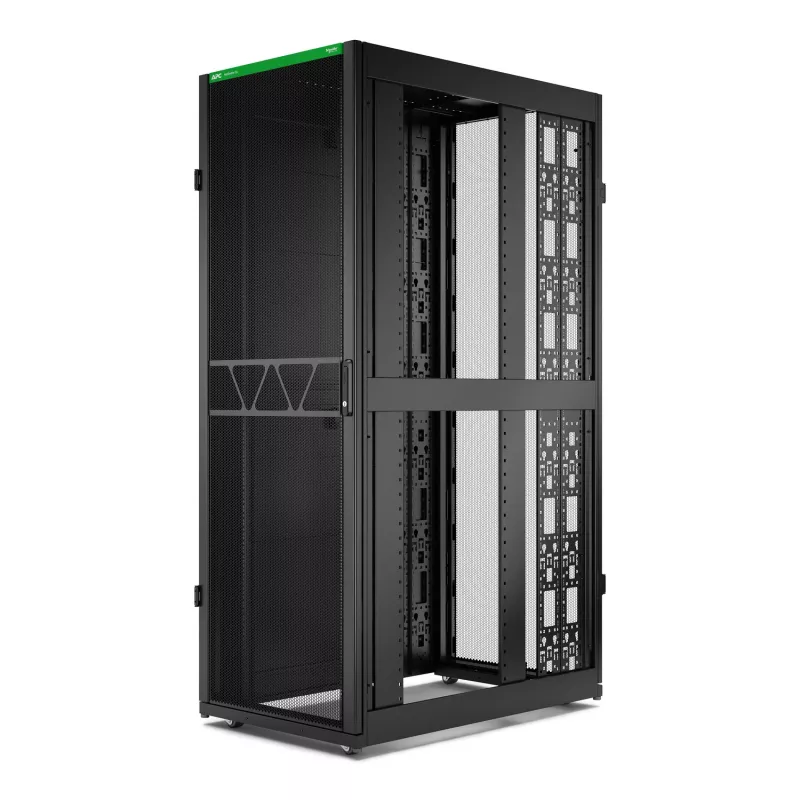 APC NetShelter SX Server Rack Gen 2, 45HE, 2124H x 750B x 1200T mm, met zijwanden, zwart