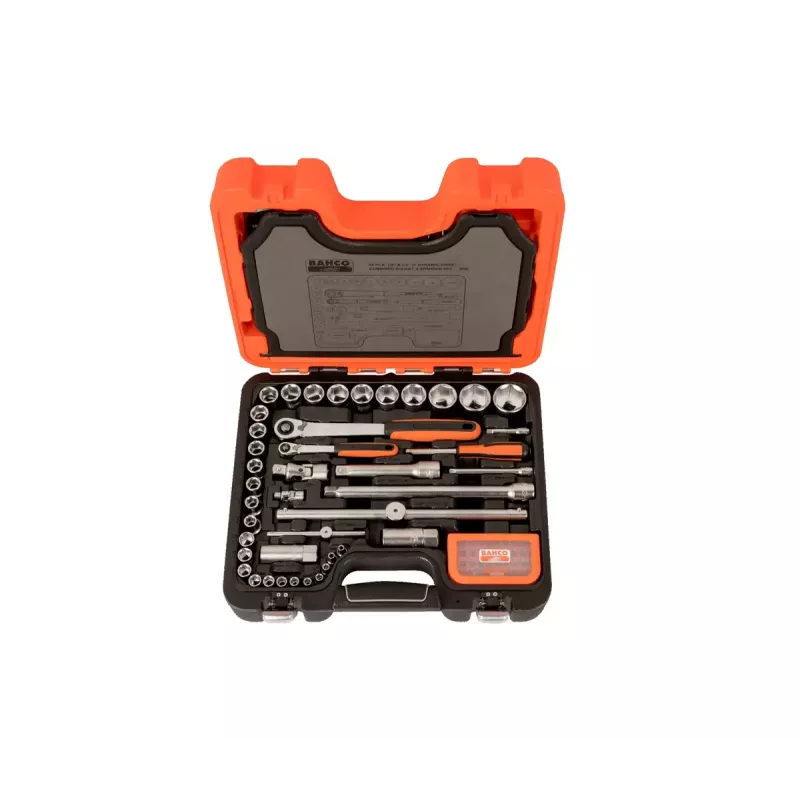 Bahco S95 dopsleutelset, 1/2" en 1/4", 95 stuks
