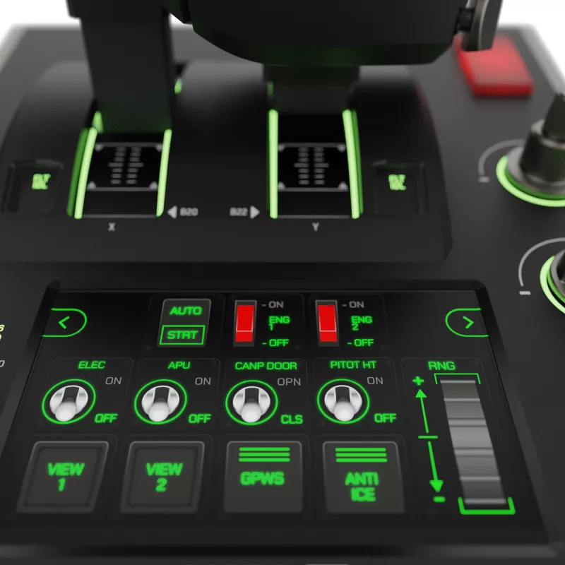 Turtle Beach VelocityOne Flightdeck HOTAS-vluchtsimulatiesysteem voor Windows 10- en 11-pc's (TBS-0724-05)