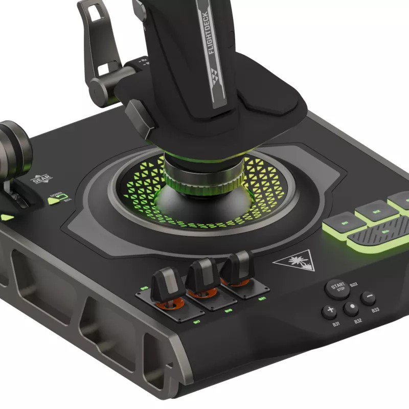 Turtle Beach VelocityOne Flightdeck HOTAS-vluchtsimulatiesysteem voor Windows 10- en 11-pc's (TBS-0724-05)