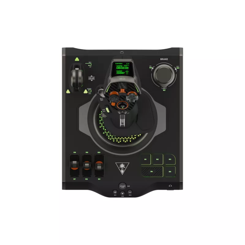 Turtle Beach VelocityOne Flightdeck HOTAS-vluchtsimulatiesysteem voor Windows 10- en 11-pc's (TBS-0724-05)