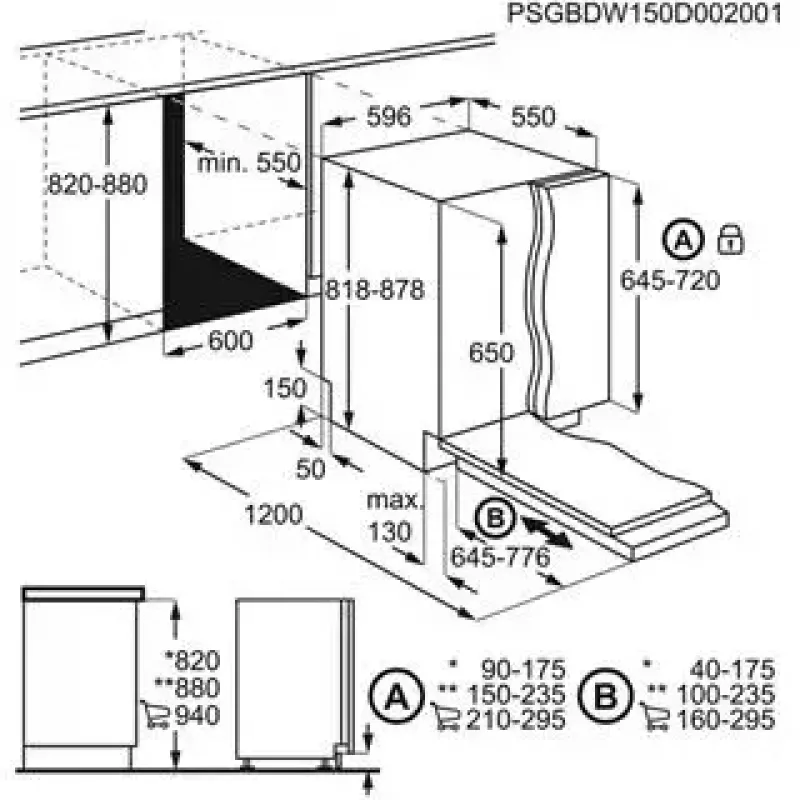 Inbouwvaatwasser Electrolux SatelliteClean EEM48300L, 14 couverts, 46 dB