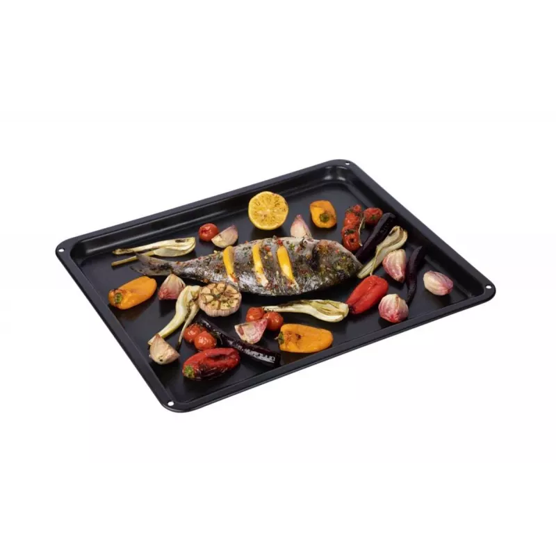 Bakplaat Electrolux E9OOAF11 — rechthoekig 385×465×25 mm, antiaanbaklaag, zwart