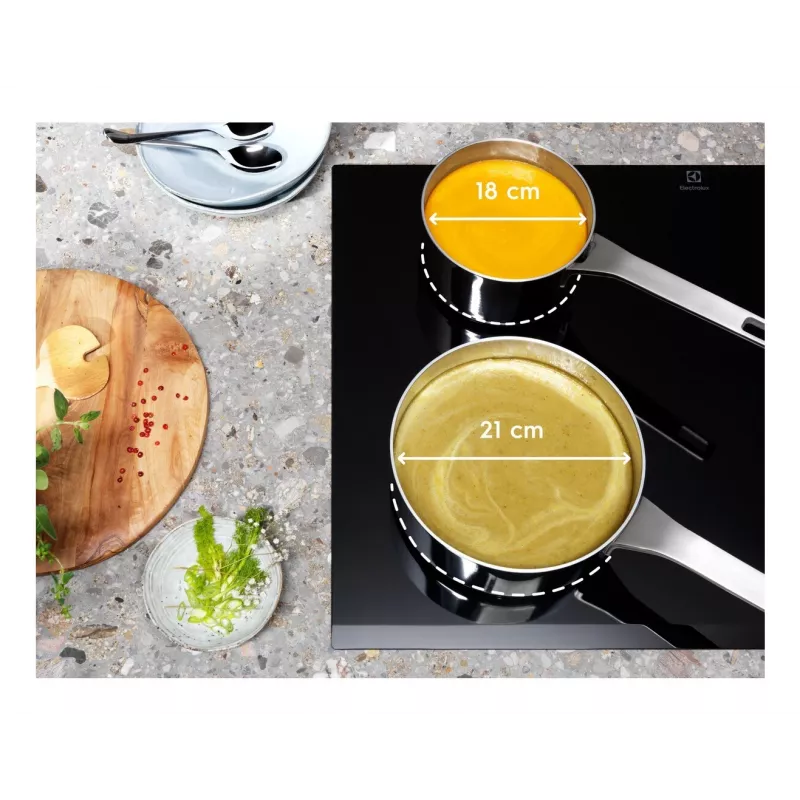 Electrolux EIV634 zwart inbouw 60 cm zone-inductiekookplaat 4 zone(n)