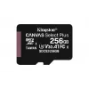Kingston Technology Canvas Select 256GB microSDXC Plus 100R A1 C10 kaart + adapter
