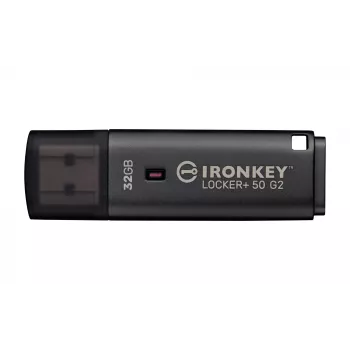 USB-flashdrive KINGSTON IronKey Locker Plus 50 G2 32 GB, USB 3.2 Gen 1 Type-A, AES-256, FIPS 197