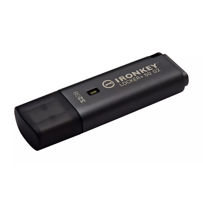 USB-flashdrive KINGSTON IronKey Locker Plus 50 G2 32 GB, USB 3.2 Gen 1 Type-A, AES-256, FIPS 197