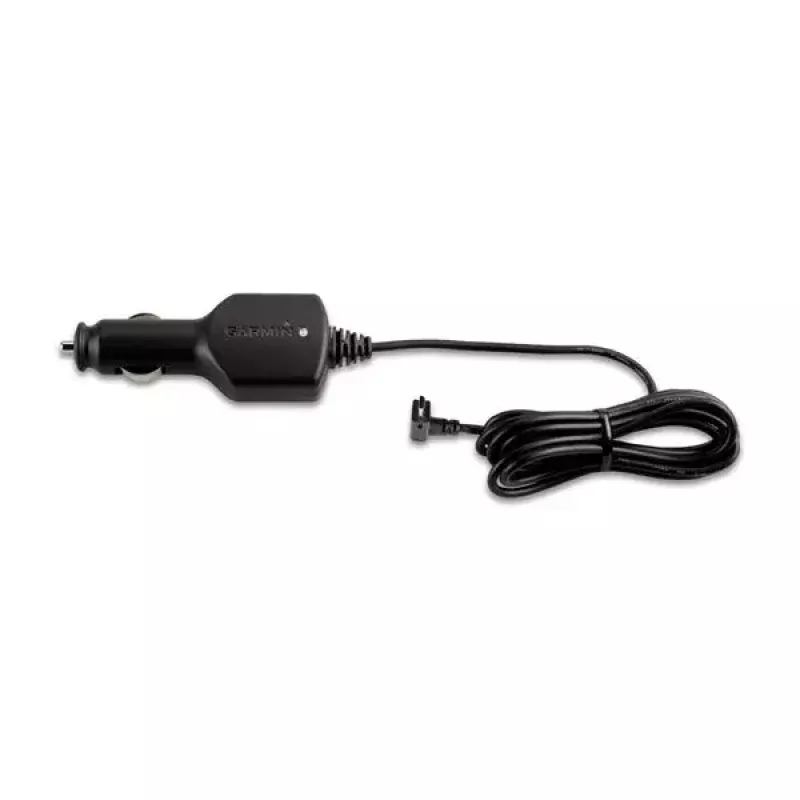 Auto-oplader GARMIN 010-12982-05 — 12 V sigarettenaansteker voeding, zwart