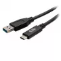 C2G USB-C-stekker naar USB-A-stekker kabel 0,15 m USB 3.2 Gen 1 5 Gbit/s