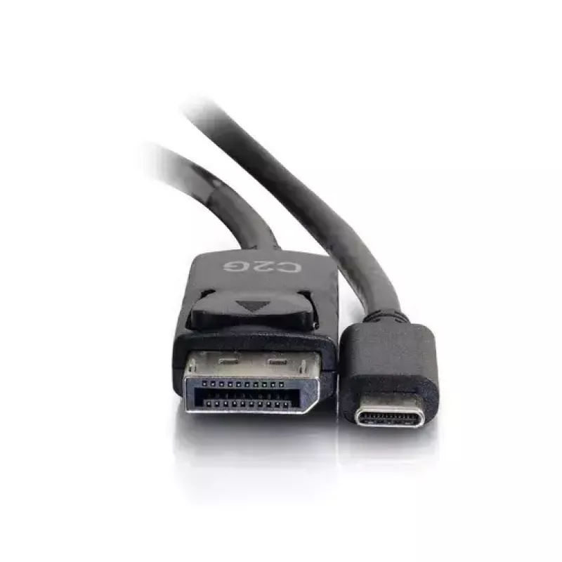 C2G USB-C naar DisplayPort-adapterkabel 4K 30 Hz 1,8 m zwart