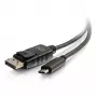C2G USB-C naar DisplayPort-adapterkabel 4K 30 Hz 1,8 m zwart