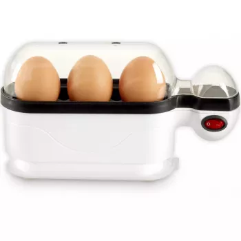 Eierkoker Trisa Eggolino 3 ei(eren) 380 W zwart wit
