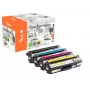 Peach PT1047 tonerpatroon 4 stuks compatibel zwart, cyaan, magenta, geel