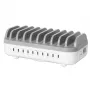 Manhattan 10-poorts USB-C-laadstation, USB-C-uitgang: 10x 20 W, max. 200 W, netstroom AC (incl. US/EU/UK-adapter)