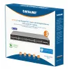 Intellinet 54-poorts L3 fully managed PoE+-switch met 48 Gigabit Ethernet-poorten en 6 SFP+-uplinks