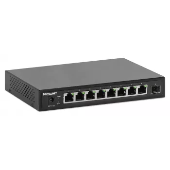 Intellinet 9-poorts switch 8 x 2,5G Ethernet-poorten en 1 SFP+-uplink