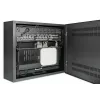 Intellinet low-profile 19 inch wandmontagekast met 4U horizontale en 2U verticale rails, slanke, ruimtebesparende behuizing met slechts 170 mm diepte, ideaal voor AV-, multimedia- en bewakingstoepassingen, gemonteerd, zwart RAL 7021