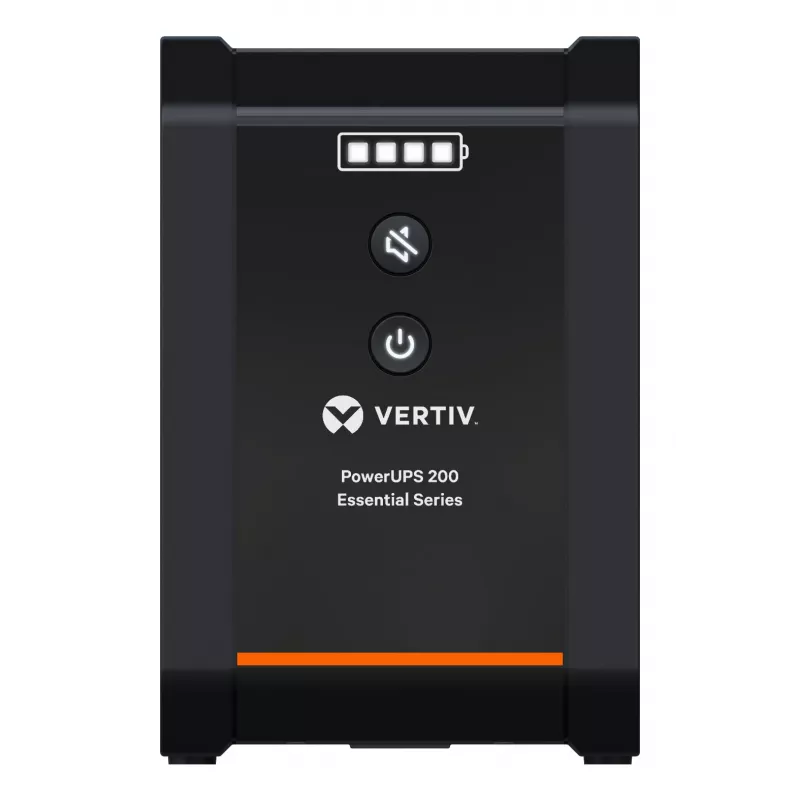 Vertiv PowerUPS 200 Essential PSA6E-600IT-IEC, 600VA/315W, Line-Interactive, 0,6 kVA, 315 W, Sinus, 140 V, 290 V