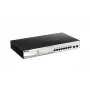D-Link 10-poorts Gigabit PoE+ Smart Managed switch inclusief 2 SFP-poorten