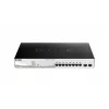 D-Link 10-poorts Gigabit PoE+ Smart Managed switch inclusief 2 SFP-poorten