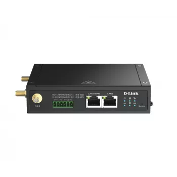 D-Link 4G LTE IIoT-gateway, mobiele gateway, zwart, 4G, LTE, LTE, MicroSD (TransFlash), extern
