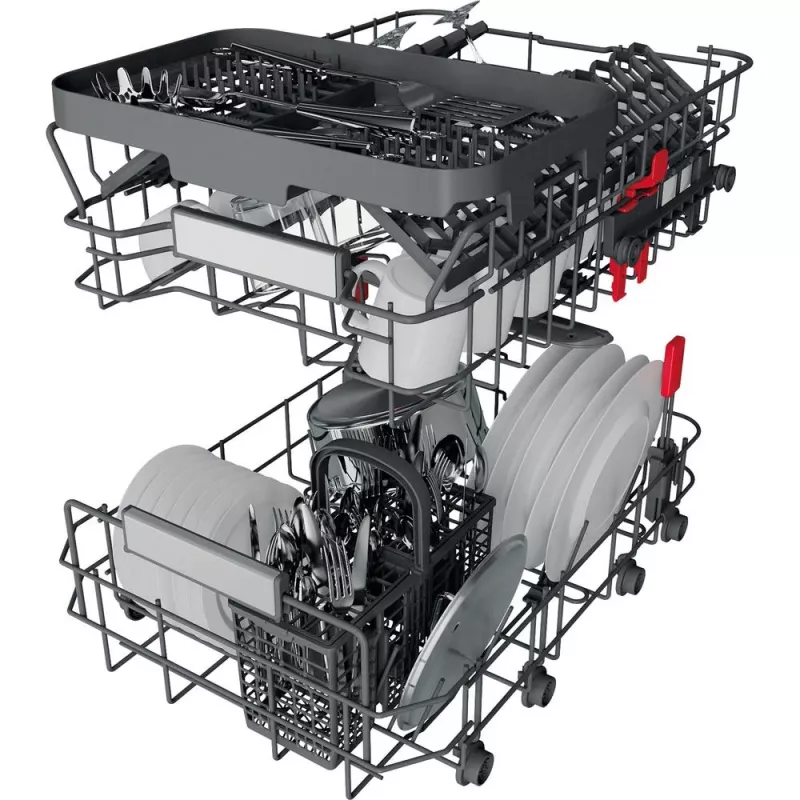 Whirlpool WSFO 3T223 PC X vrijstaand 10 couverts