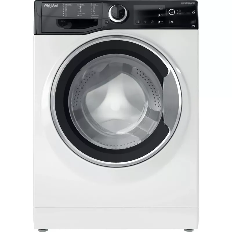 Whirlpool WRBSB 6249 S EU wasmachine frontlader 6 kg 1151 t/min zwart, wit