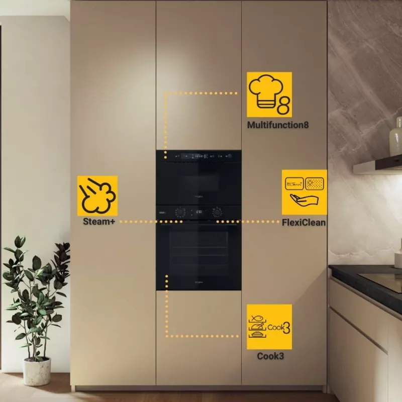 Whirlpool OMSK58RU1SB 71 L zwart