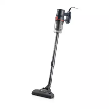 Ariete 2708 Handy Force One, elektrische bezem en handstofzuiger, 600W, 2in1, cycloontechnologie, zakloos, tank 0,6L, HEPA-filter.