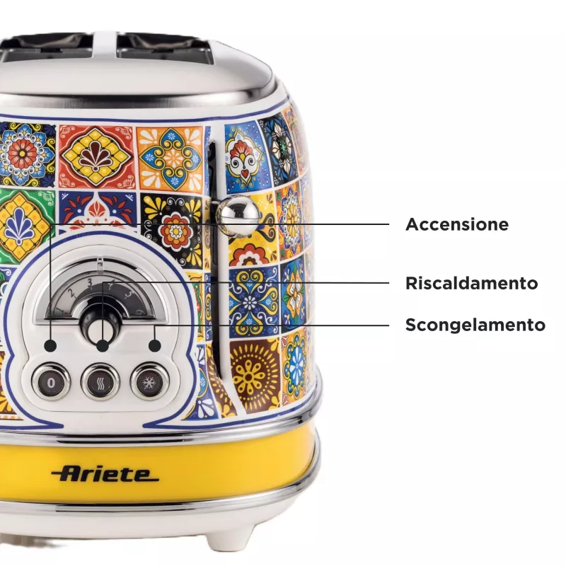 Ariete 0155/0P 6 2 sneetjes 810 W blauw, geel