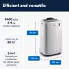 De’Longhi PAC EM82 draagbare airconditioner 63 dB 1000 W wit