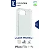 Cellularline Clear Protect - iPhone 16e/17e hardcase met rubberen randen