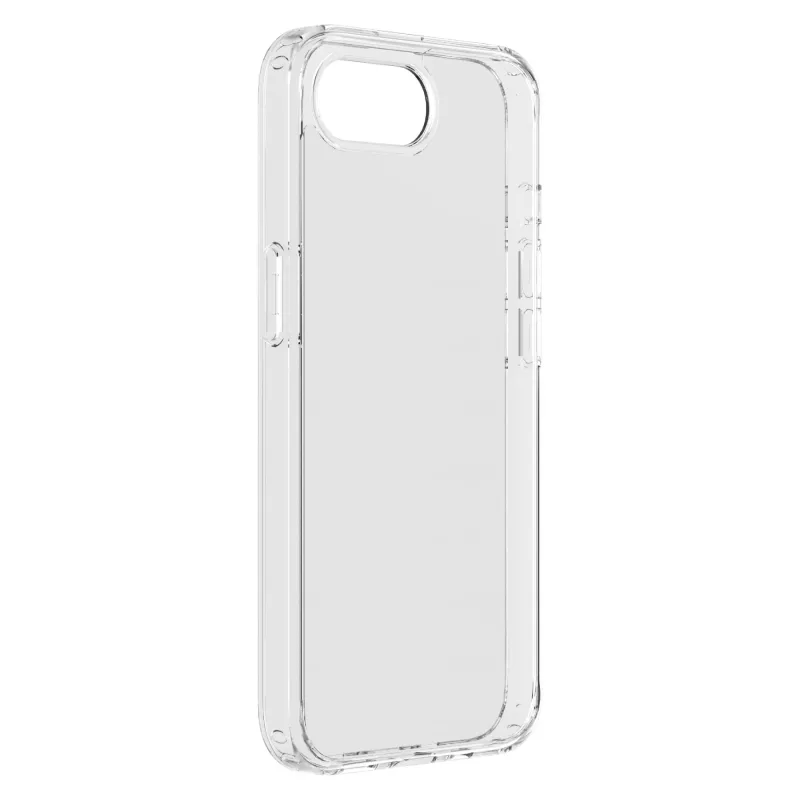 Cellularline Clear Protect - iPhone 16e/17e hardcase met rubberen randen
