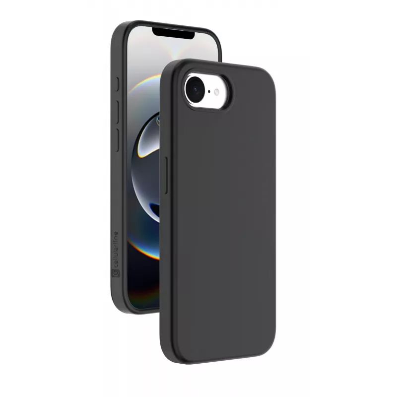 Cellularline Sensation - iPhone 16e/17e soft-touch-siliconehoes met geïntegreerde antibacteriële Microban®-technologie