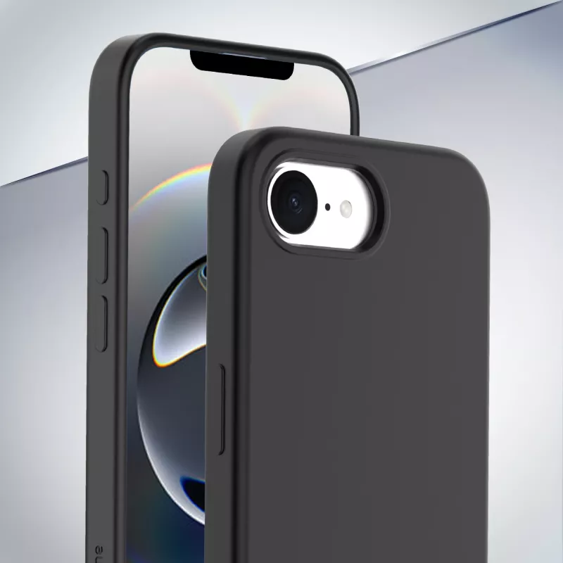 Cellularline Sensation - iPhone 16e/17e soft-touch-siliconehoes met geïntegreerde antibacteriële Microban®-technologie